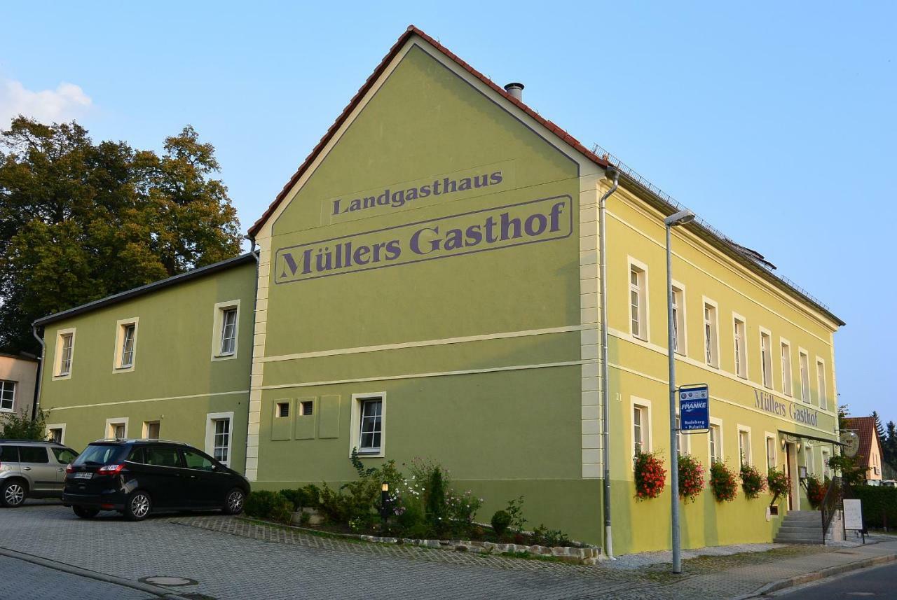 Landgasthaus Muellers Gasthof Радеберг Экстерьер фото